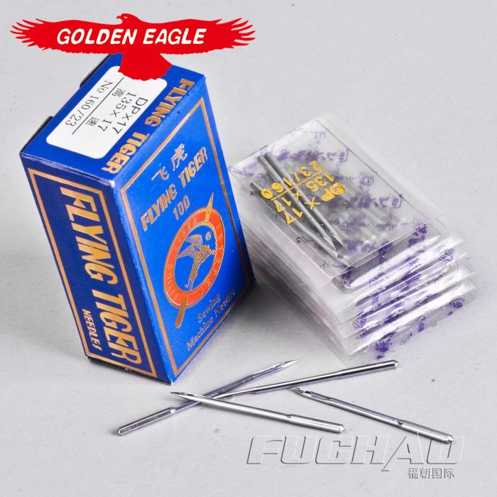 FOR DOUBLE NEEDLE sewing machine DP*5 135*5 160/23# NEDDLE used lockstitch button holder