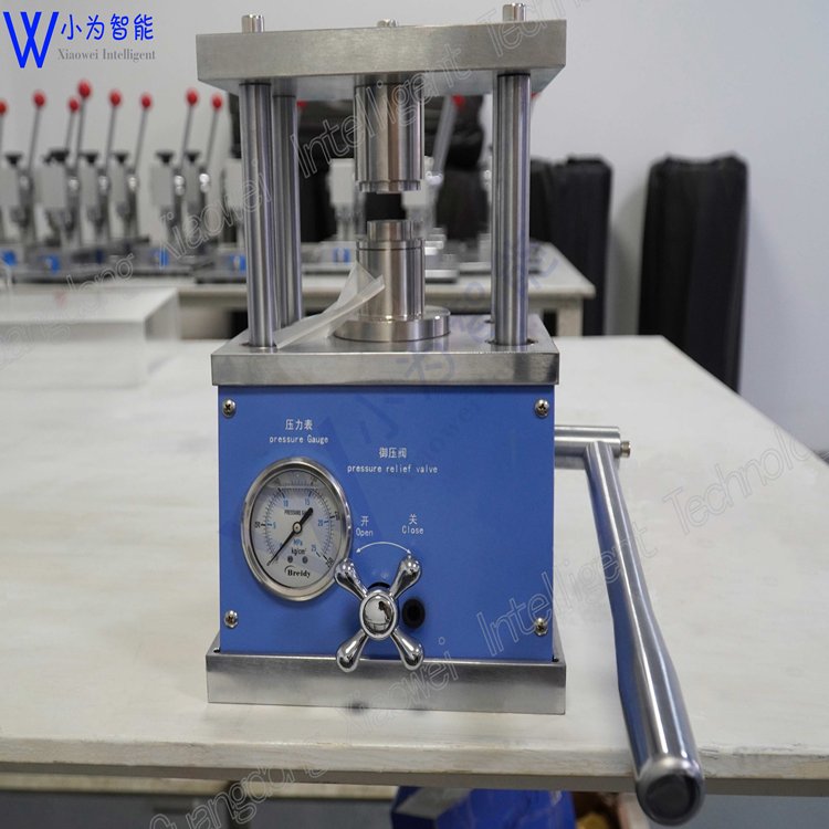 Factory Price Manual CR20XX Coin Cell Case Hydraulic Crimping Machine For Lithium Coin Cell Battery Making