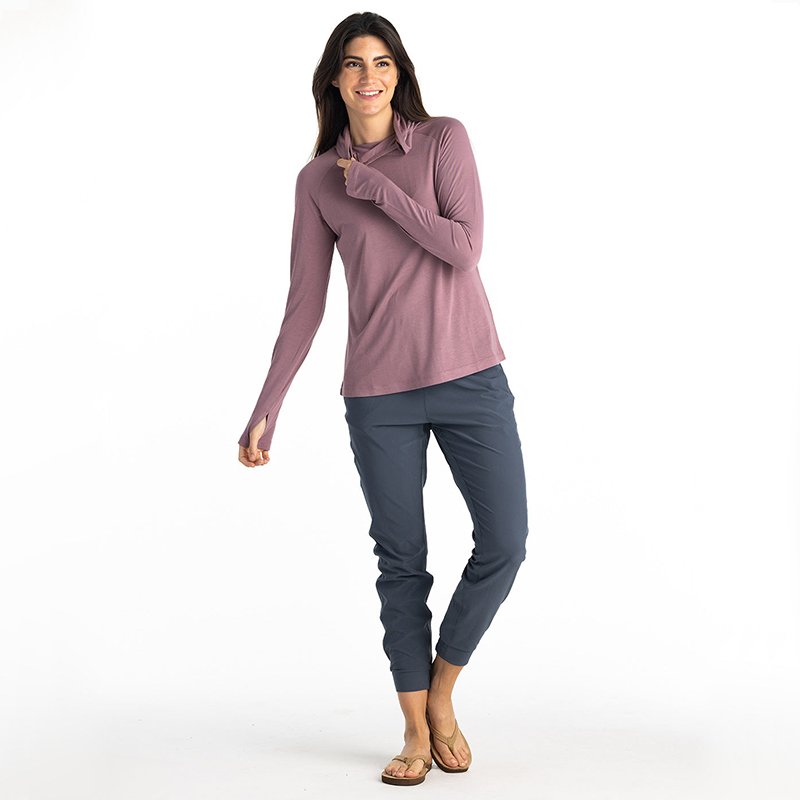 Custom Women's Lightweight Bamboo Hoodie UPF 40+ Sun Protection Moisture Wicking Hoodie Breathable Bamboo Viscose Outdoor Shirt