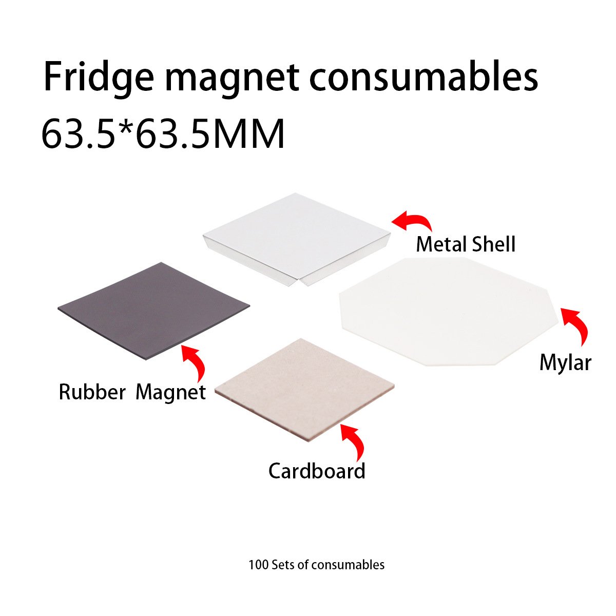 Fridge Magnet Maker Photo Magnet Maker Machine Square Fridge Magnet Making Machine Kit Including Materials And Paper Cutter