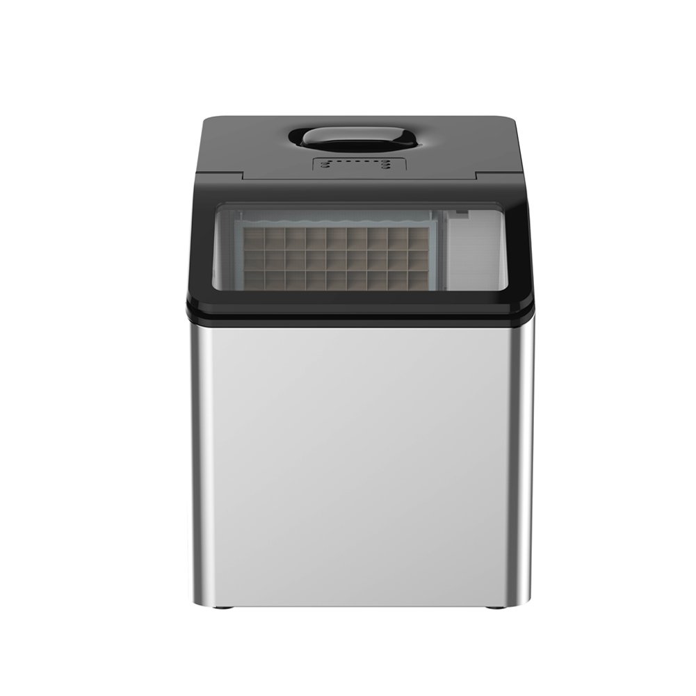 Ice Making Machine Ice Cube Maker Stainless Steel Commercial Use for Home Office Party 30KG Housing 36 Pcs Electric OEM ZHEJIANG