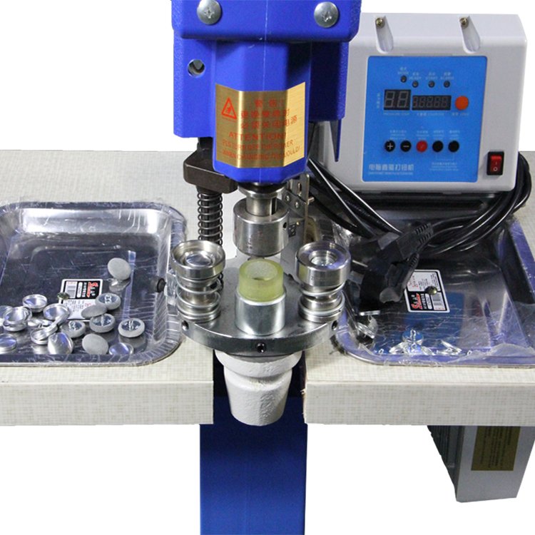 Top Grade High Quality Semi-automatic Fabric Sofa Cover Button Making Machine
