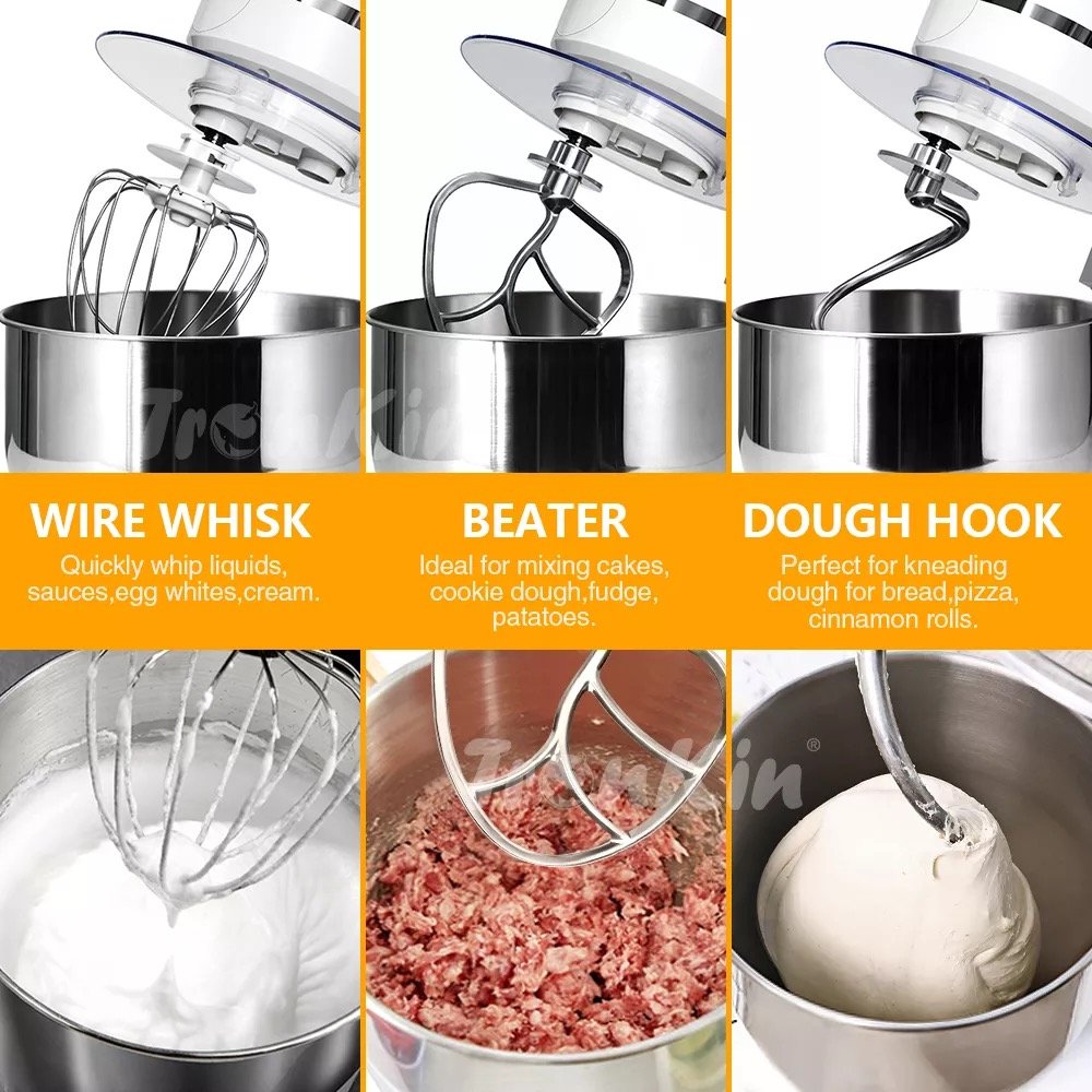 Grind meat squeeze juice beat cream three in one egg and bread making machine knead dough and dough household chef machine
