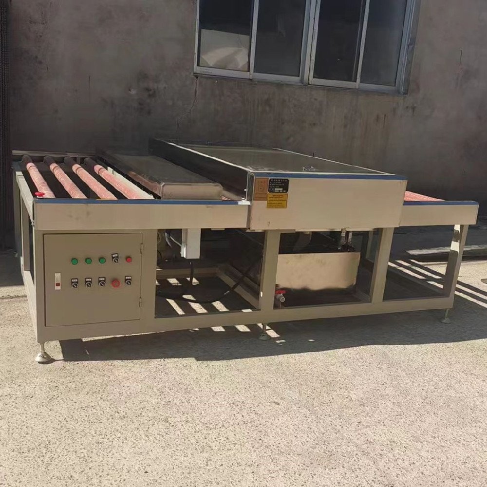 1600mm 1800mm horizontal Glass Making Machine Glass Washing Heating Drying Machine
