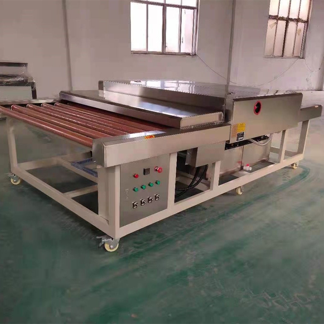 1600mm 1800mm horizontal Glass Making Machine Glass Washing Heating Drying Machine