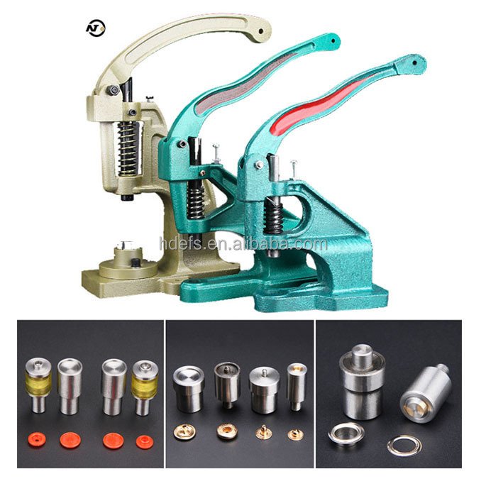 Good Quality Metal Snap Button Mold Tool Leather DIY hand press Rivets Eyelet machine