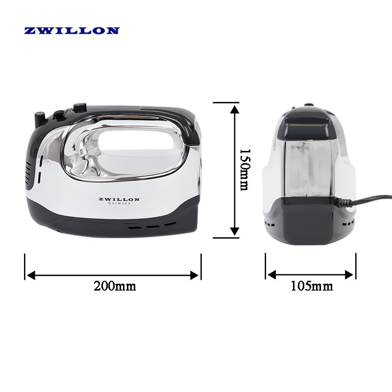 ZWILLON Handheld 5-Speed Kitchen Mixer Multi-Functional Variable Speed Cake Manufacturing portable Egg Beater Machine