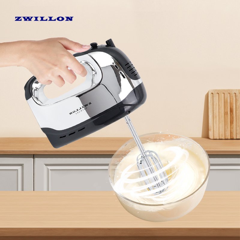 ZWILLON Handheld 5-Speed Kitchen Mixer Multi-Functional Variable Speed Cake Manufacturing portable Egg Beater Machine
