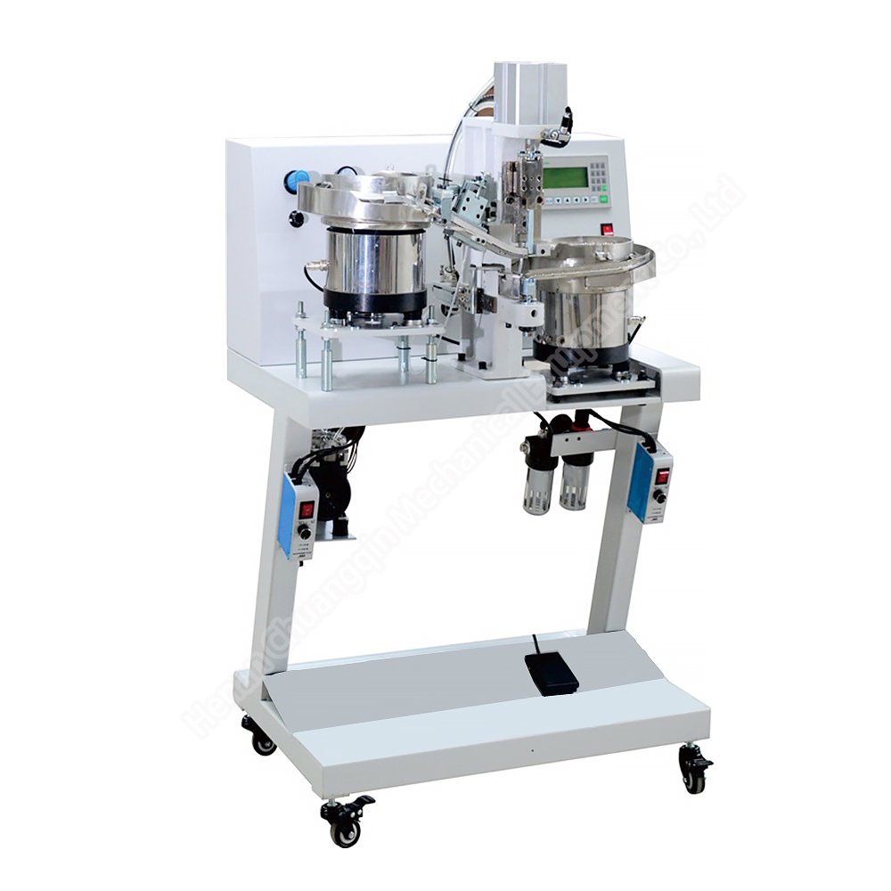 polyester button making machine. automatic snap press button machine 12 head