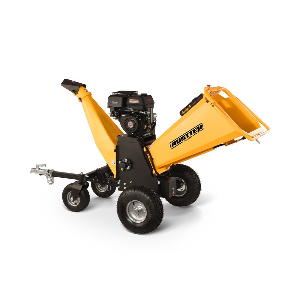 AUSTTER Factory Price Wood chipper Crusher Machine Making Sawdust Gasoline Wood Branch Crusher Wood Chipper Shredder