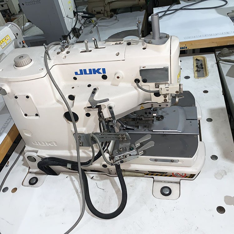 JUKI MEB-3200s industrial automatic eyelet button hole machine for jeans heavy garment making