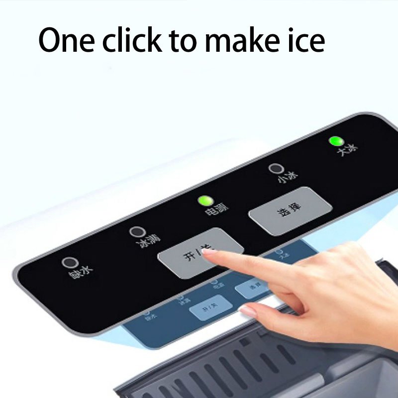 OWNSWING Mini portable ice maker kitchen household ice maker stainless steel ice maker