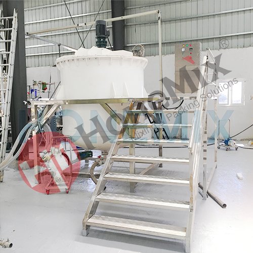 100L 500L 1000L 2000L 5000L PP Plastic Mixers Mixing Tank with agitator liquid bleach Anti corrosive polypropylene tank mixer