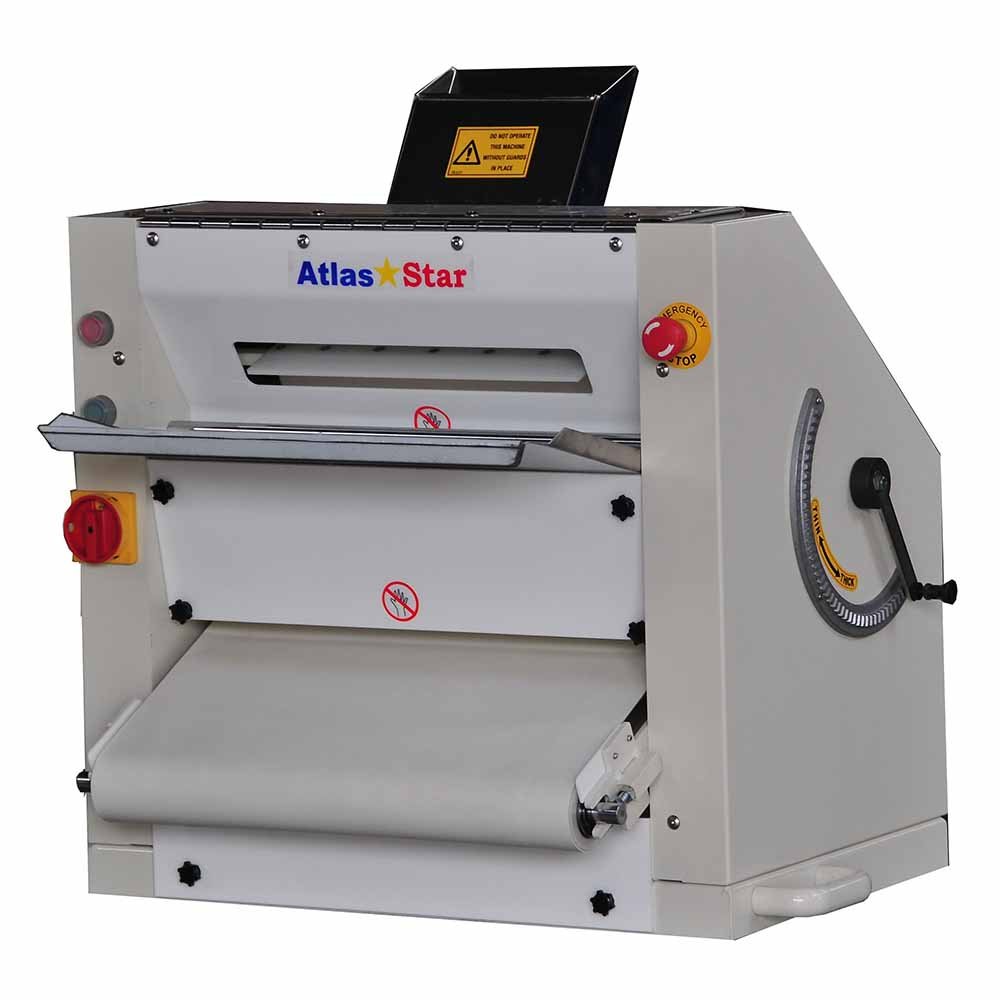 Big Pizza Making Machine Tabletop Pizza Dough Sheeter Bakery Machine Supplier from Taiwan Pizza Base Dough Roller