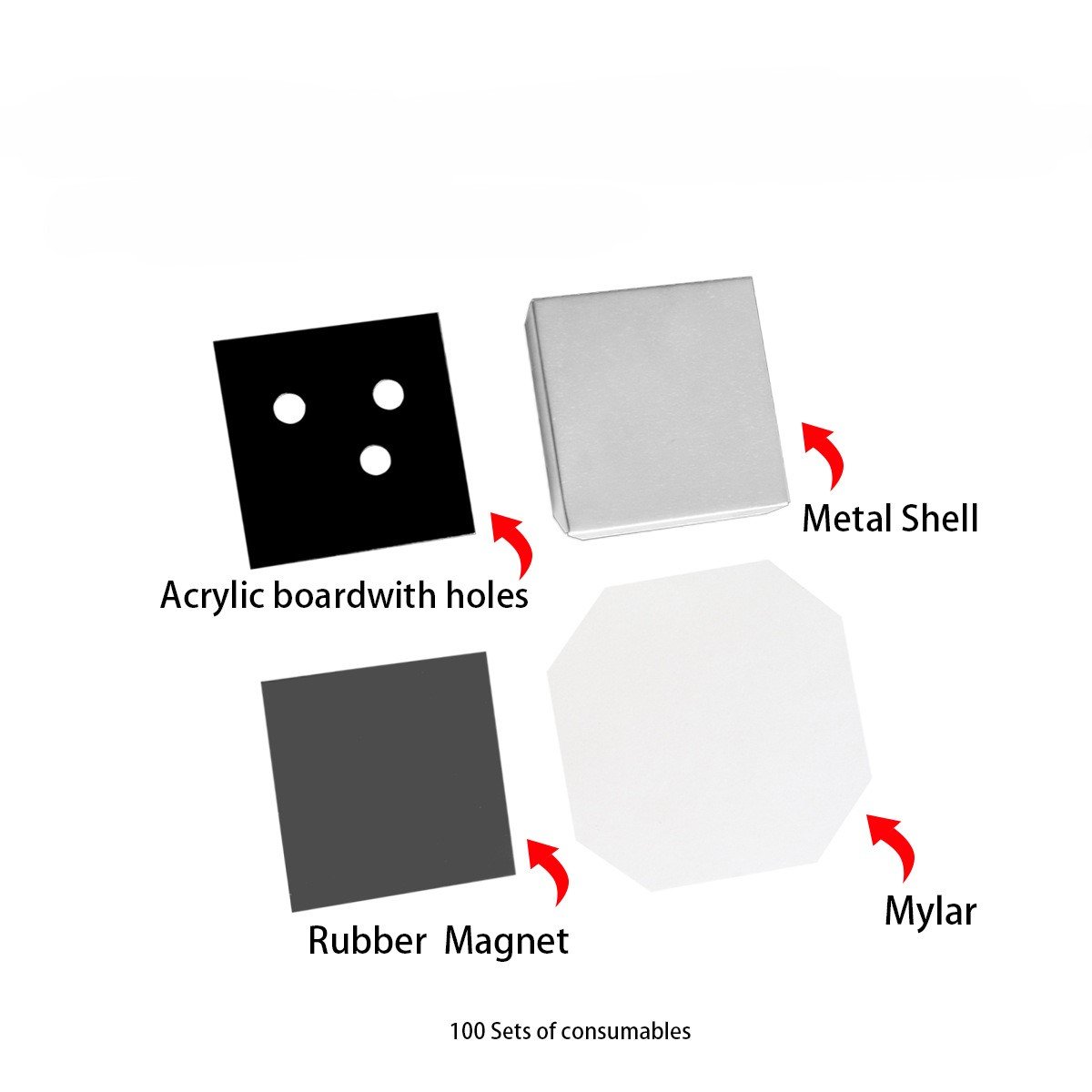 Fridge Magnet Machine Accessories Magnetic Sheet Rolls Precision Cutters and Adhesive Tools for Custom Magnet Creation