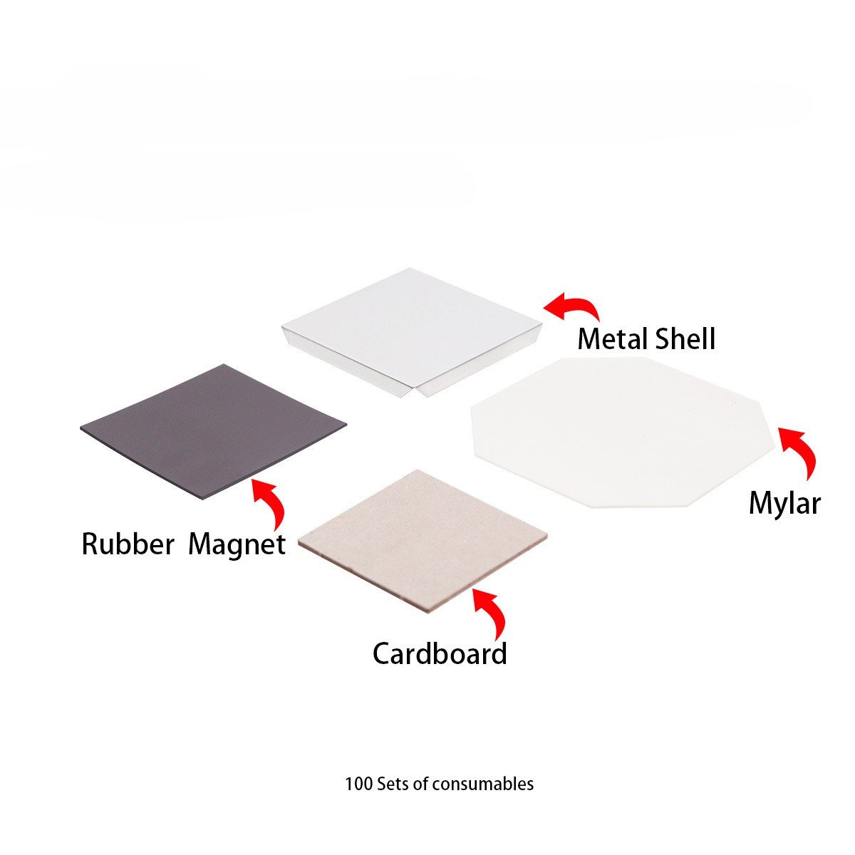 Fridge Magnet Machine Accessories Magnetic Sheet Rolls Precision Cutters and Adhesive Tools for Custom Magnet Creation