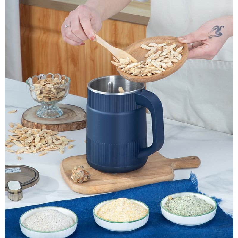 Stainless steel grinder electric blender Household Charging Electric Press mixer coffee bean powder making Dual use