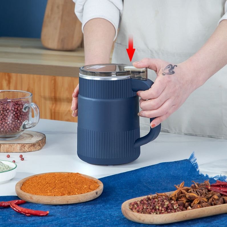 Stainless steel grinder electric blender Household Charging Electric Press mixer coffee bean powder making Dual use