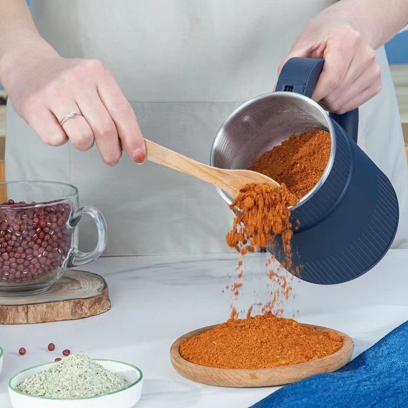 Stainless steel grinder electric blender Household Charging Electric Press mixer coffee bean powder making Dual use