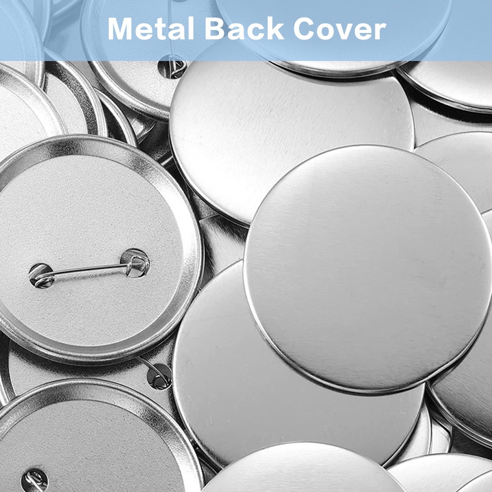 Promotional Custom Logo Sublimation Round Kpop Anime Safety Pin Back Tin Maker Blank 75mm 44mm 58mm Metal button Pin Badge