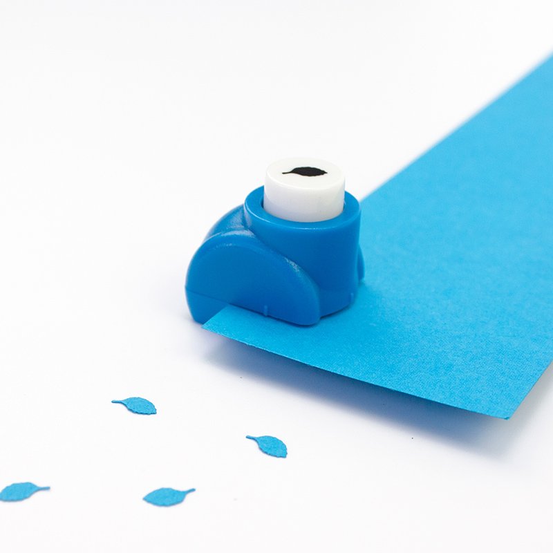 Factory customized shape button craft paper mini embossing puncher machine for children's DIY handicrafts