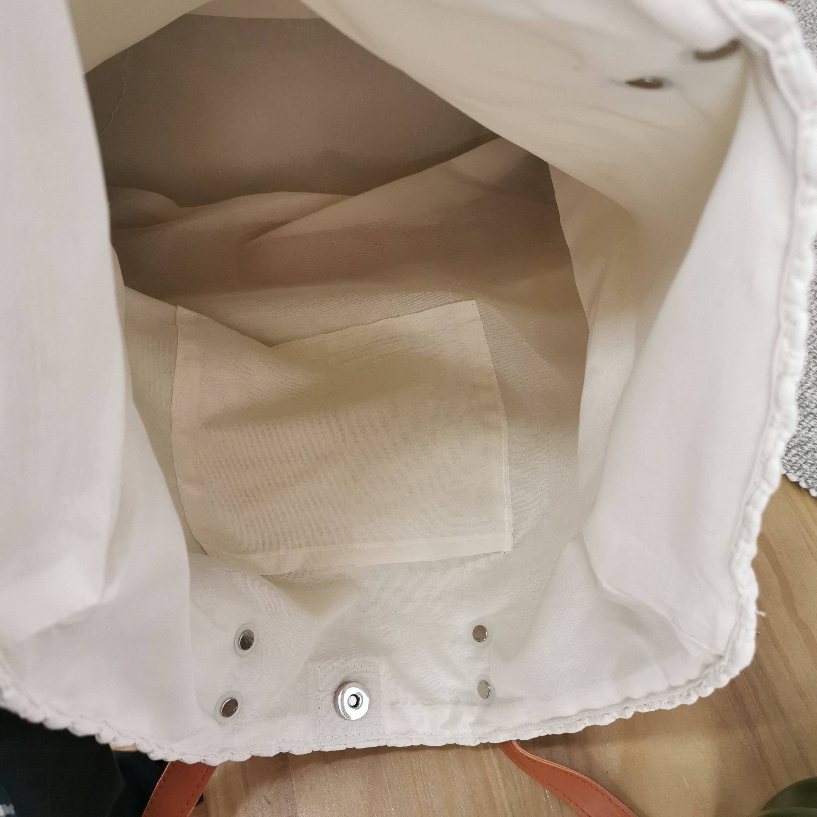 ECO friendly factory custom dual use Paper Fabric Plain Large lady's Beach Bags Paper Tote Beach Bag With Magnetic Snap