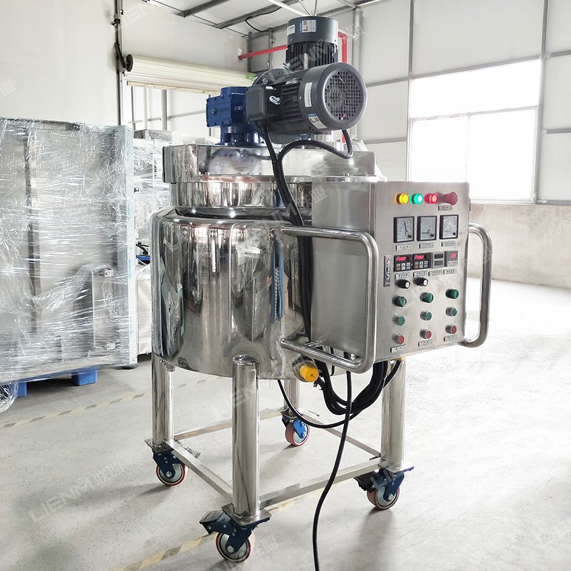 Factory Customized Electric Heating Liquid Mixing Tank With Agitator Liquid Soap Laundry Detergent Mixer Making Machine