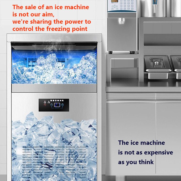 Modern New Stainless Steel Ice Machine commercial Square Block Ice maker Machine mini portable Ice Making maker