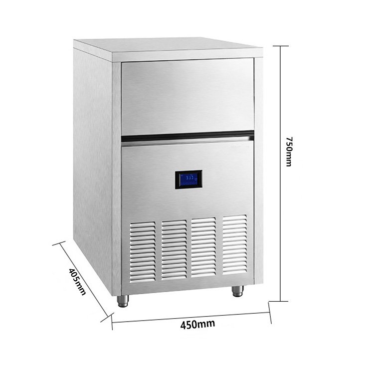 Modern New Stainless Steel Ice Machine commercial Square Block Ice maker Machine mini portable Ice Making maker