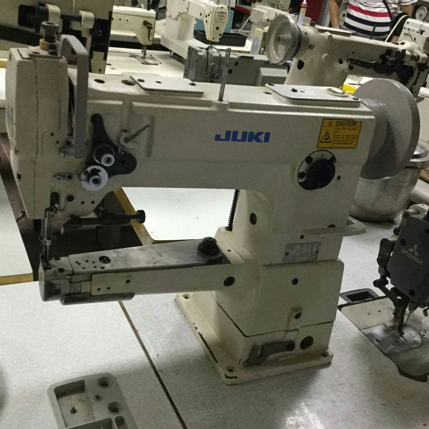 Jukis 244 Cylinder Bed Single Needle Compound Feed Lockstitch Sewing Machine Automatic Thread Trimmer Sewing Shoes Leather Bags
