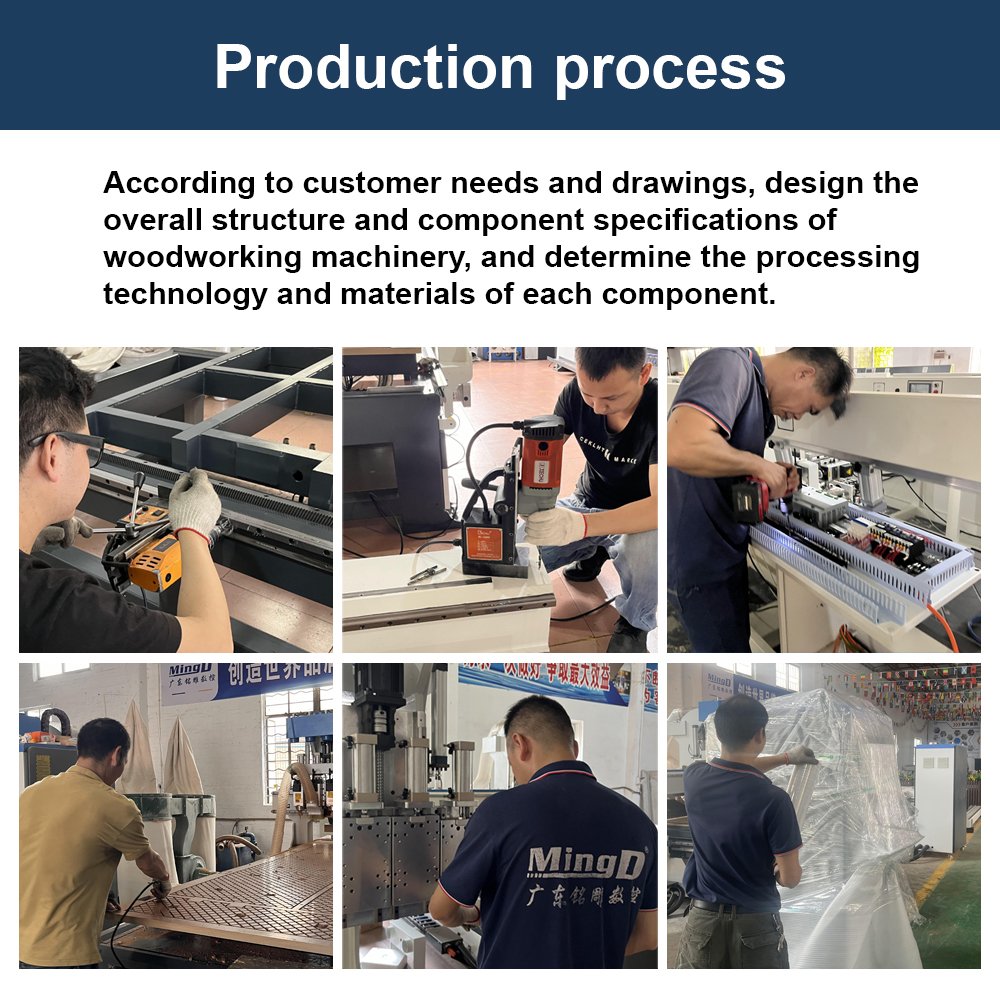 MINGD MD-889SKKL-PURS wooden button making machines edge banding machine pre-milling corner trimming PVC KDT mdf wood machine