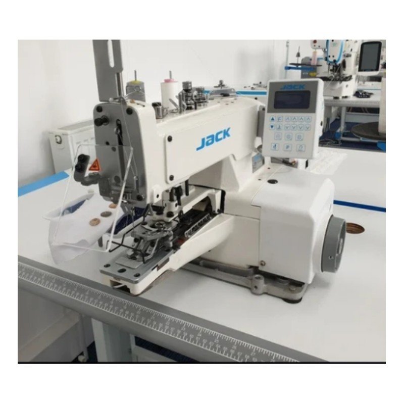 Chinese brand hot-selling Jack 1377E automatic buttoning machine is suitable for sewing shirts, etc.