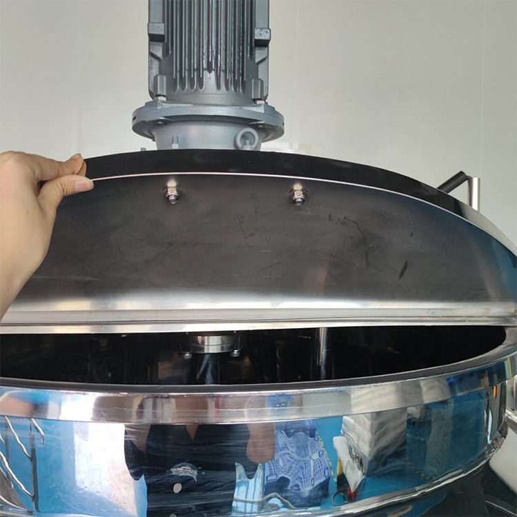 Steam Electric Heating Mixing Tank For Chemical 1000L Agitator Mixer Vessel Stainless Steel Heating Jacketed Mixing Tank
