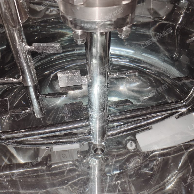 Industry 100l 300l Homogenizer Mixing Tank Face Cream Making Machine Single Layer Homogenizer Mixing Tank For Mayonaise