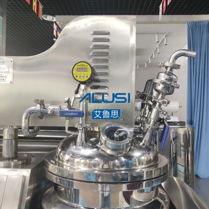 GMP Standard Sliming Face Snail Hair Remover Cream Making Equipment Vacuum Homogenizer Emulsifier Mixer Machine
