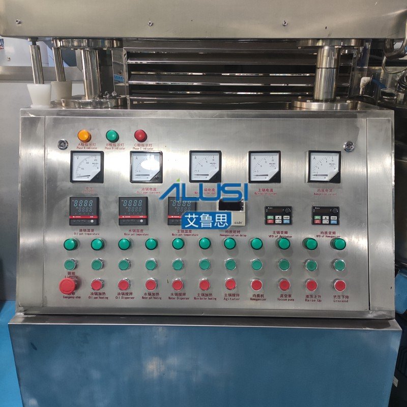 GMP Standard Sliming Face Snail Hair Remover Cream Making Equipment Vacuum Homogenizer Emulsifier Mixer Machine