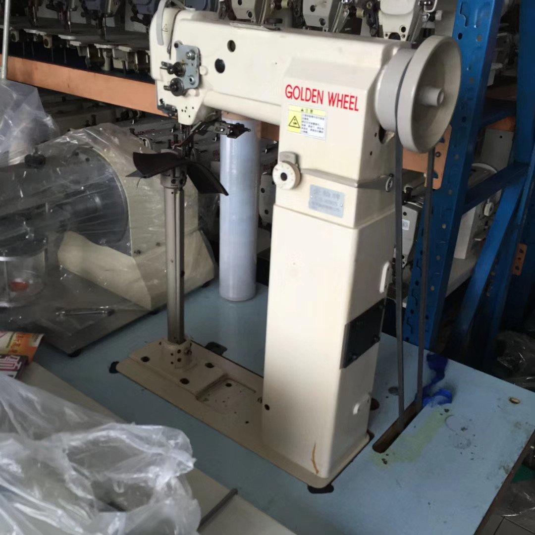Golden Wheel CS 8360 Single Needle High Pillar Bed Sewing Machine For Sewing Boots Luggage Luggage High Pillar Bed Price