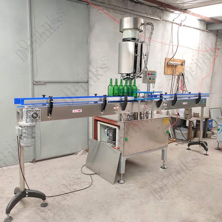 China Making Automatic Crown Cap Machine Beer Glass Bottle Capping