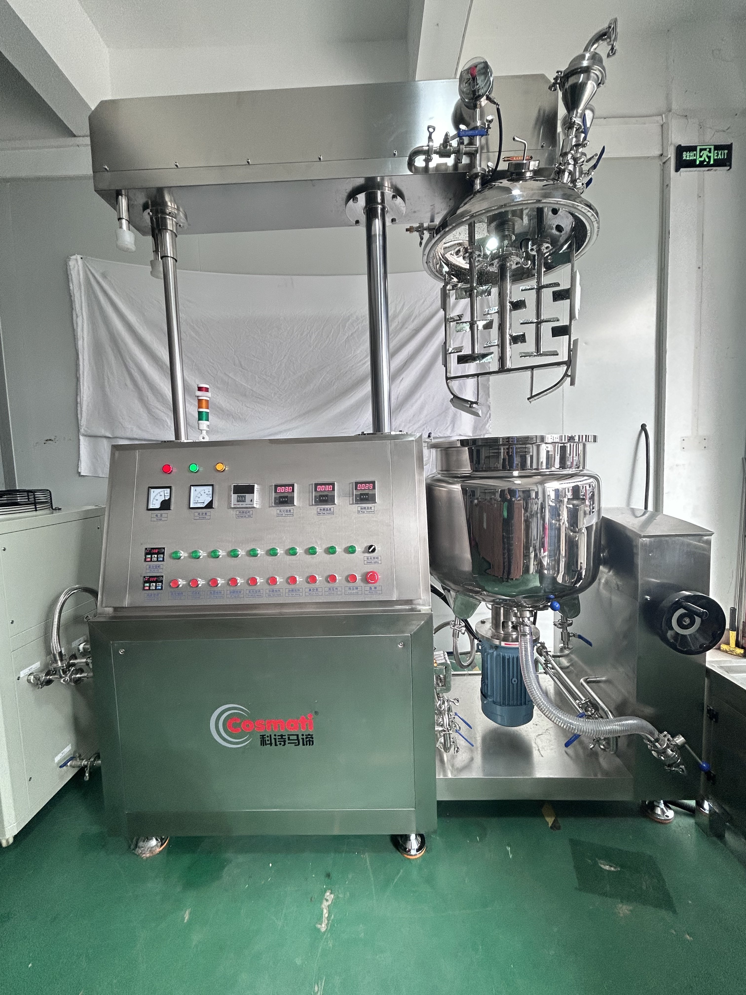 300l 500l Tilting Vacuum Emulsifying Mixer Cosmetics Lotion Ointment Cream Toothpaste Making Machine