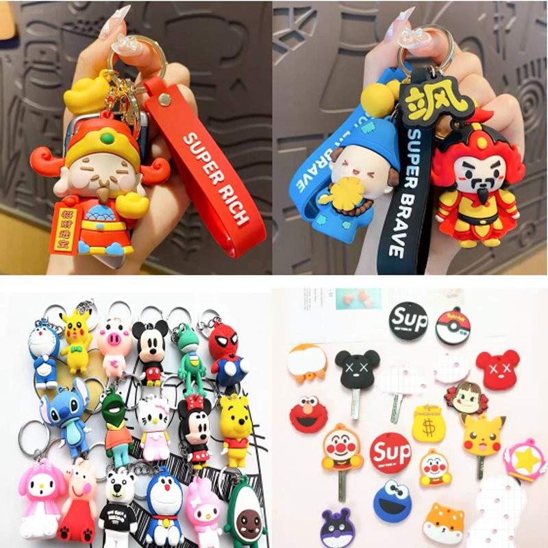Hot sale drip molding machine for PVC clothing tags and button making Rubber PVC and Silicone Doll Toys Making Machine