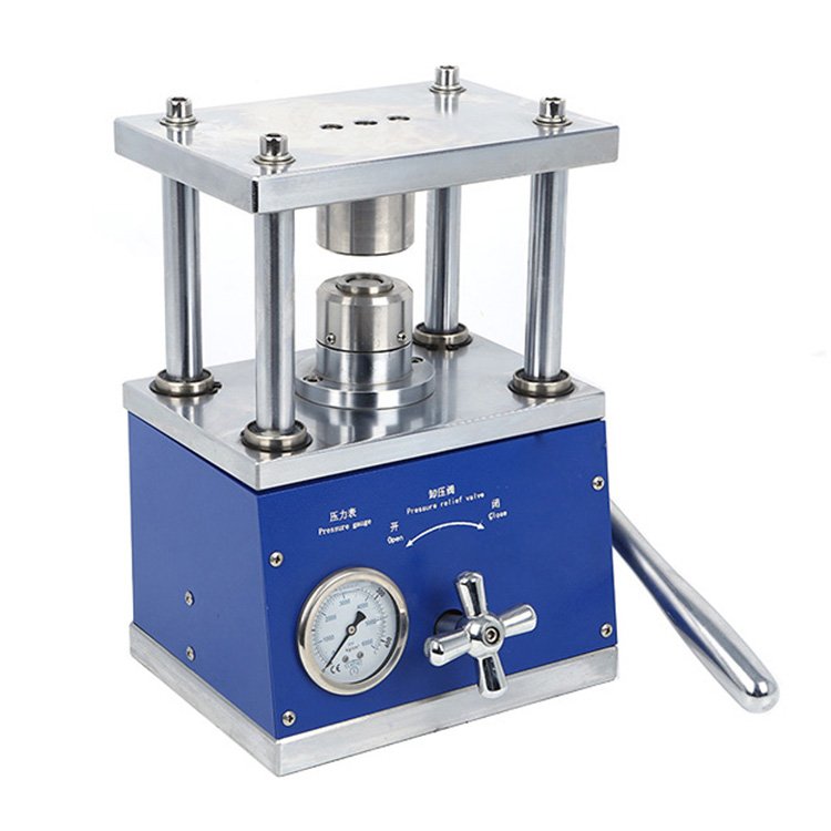 Manual Coin Cell Crimper Crimping Machine for Lab CR20XX Cases Sealing