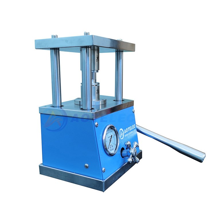 Manual Coin Cell Crimper Crimping Machine for Lab CR20XX Cases Sealing