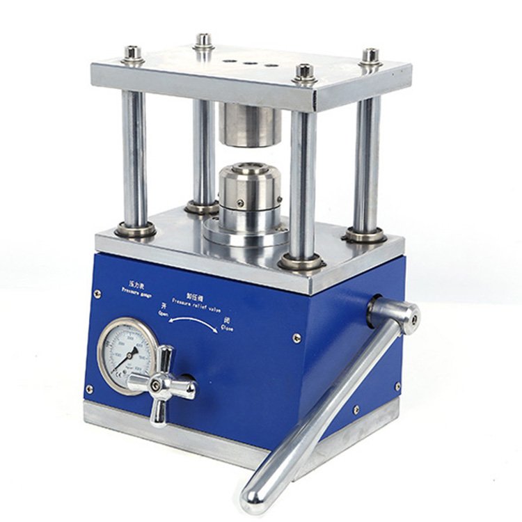 Manual Coin Cell Crimper Crimping Machine for Lab CR20XX Cases Sealing