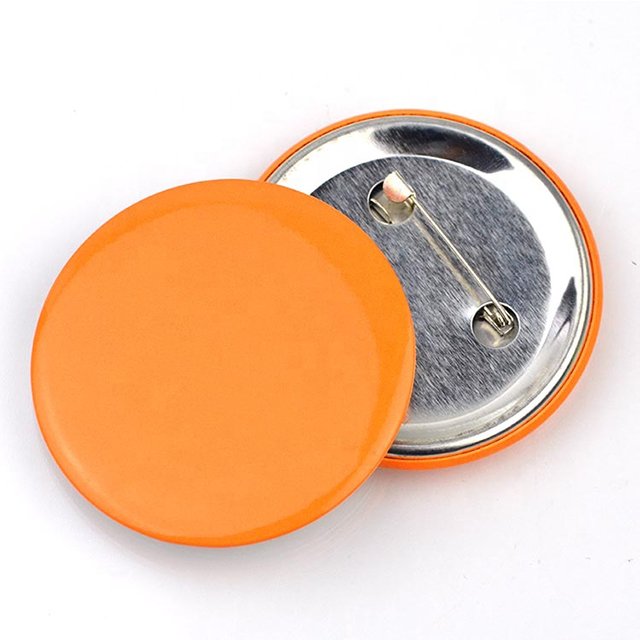 Round Pin Badge Maker 25mm 32mm 40mm 50mm 58mm Custom Sublimation Blank Plastic Acrylic Metal Tin Button Badge Raw Material