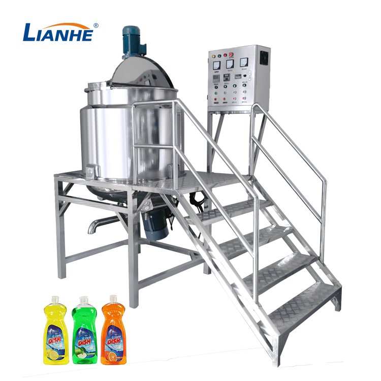Lianhe Factory Direct sale 50L- 2000L Stainless Steel Liquid Chemical Mixer Shampoo Mixer Production Line Agitator Mixing Tank