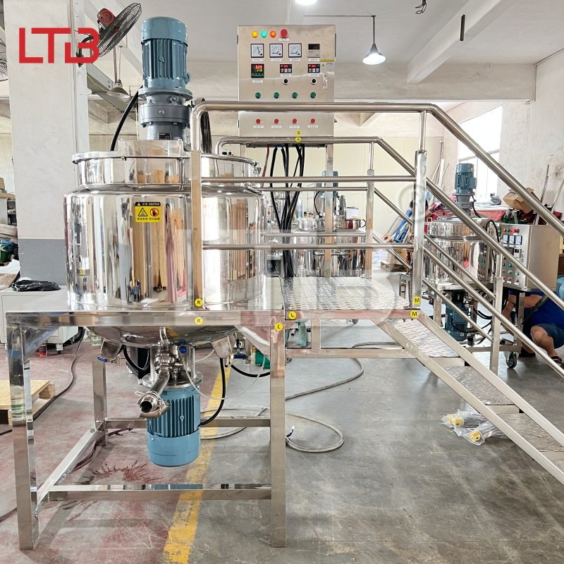 Hot Selling Stainless Steel Removable Detergent Cosmetic Liquid Mixing Tank Hand Wash Small Lotion Making Machine