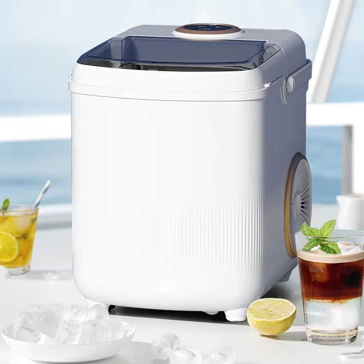 10kgs/24H Portable Automatic ice Maker Household bullet round ice make machine for family bar coffee shop