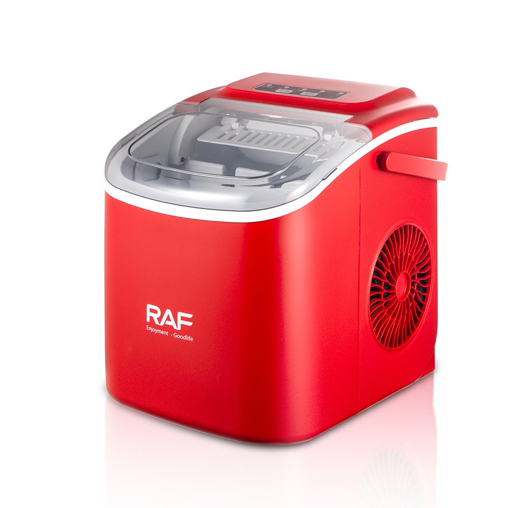 RAF New Automatic Fast Self Cleaning Countertop Ice Cube Maker Ice Machine 24H Counter Top Ice Maker