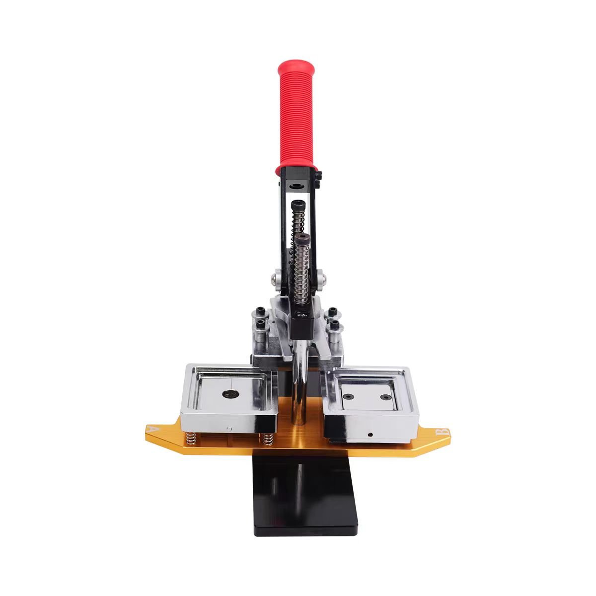 DIY manual rectangle fridge magnet making machine 2024 new badge button photo magnet making machine