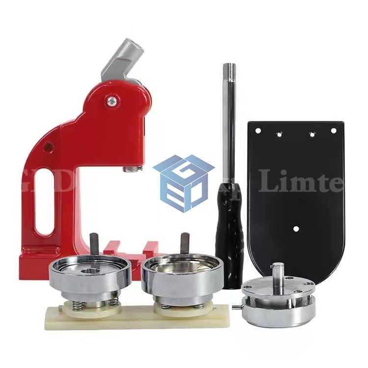 DIY Craft 25/32/37/44/50/56/58/75mm keychain mirror Manual Pin button badge making machine